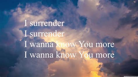 i surrender lyrics|worship songs i surrender.